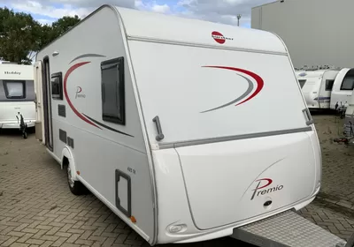 Bürstner Premio 485 TK Met hagelschade.