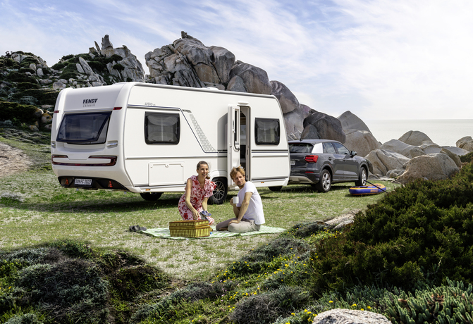 Fendt Apero caravan bij Caravan Centrum Waterland