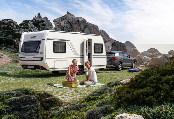 Fendt Apero caravan bij Caravan Centrum Waterland